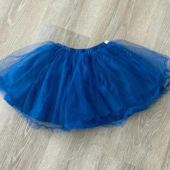 Disney Frozen II Elsa Sparkle Tulle Tutu Skirt Girls Size 5/6 Excellent - Picture 1 of 8